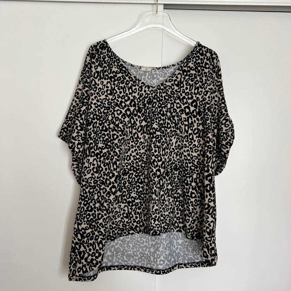 Leopard Tunic Blouse